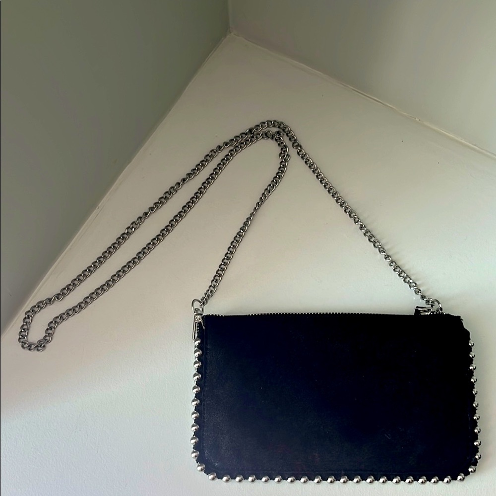 Zara NWOT Black Chain Strap Women's Bag